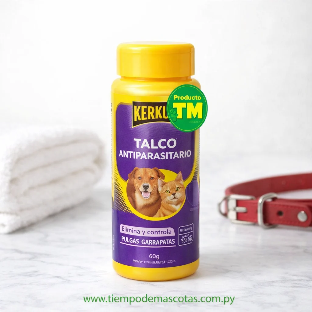 Kerkus Talco Antiparasitario 60g - Producto en Tiempo de Mascotas