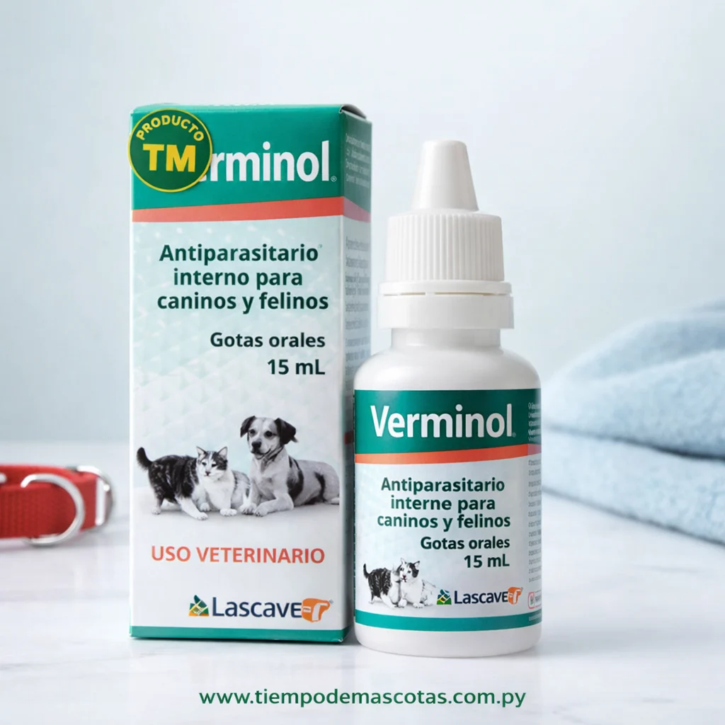 Lascavet Verminol Gotas 15ml - Producto en Tiempo de Mascotas