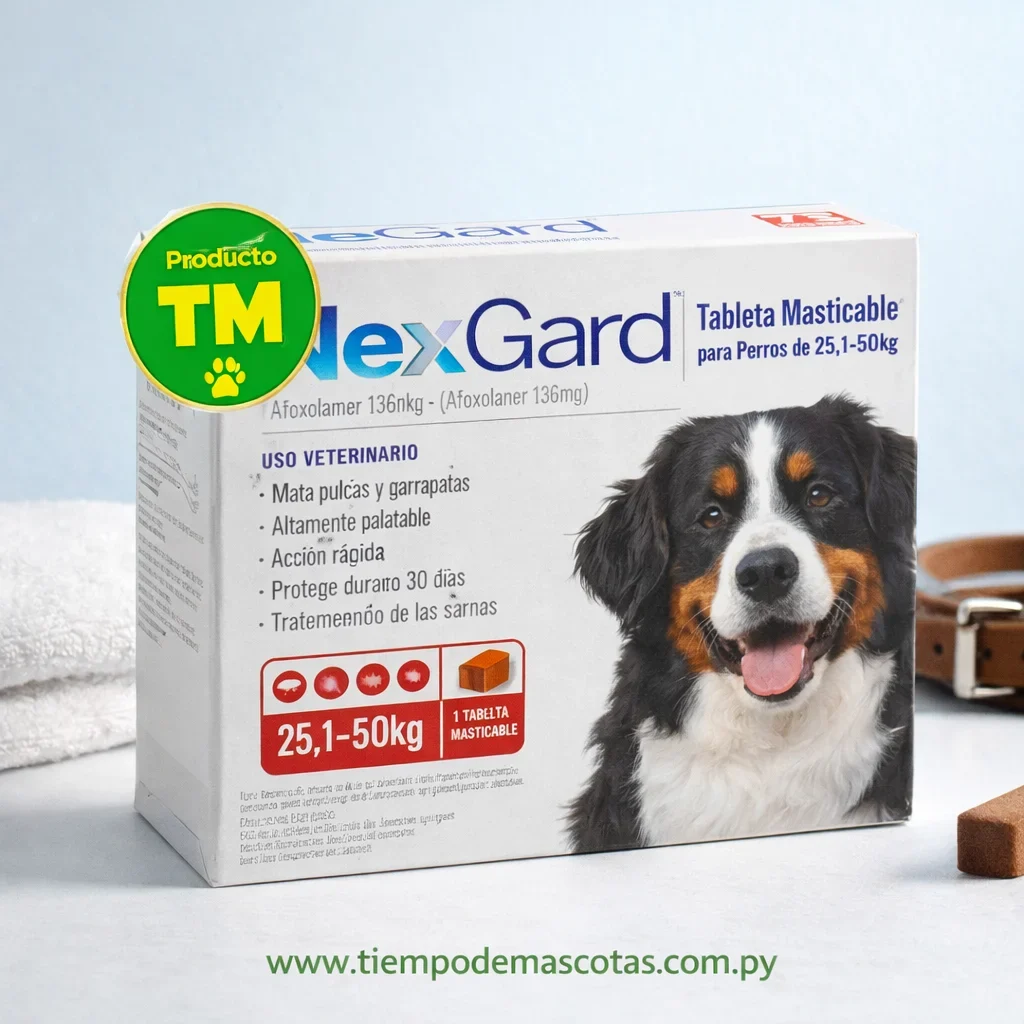 Nexgard 25.1-50kg 3 Tabletas - Producto en Tiempo de Mascotas