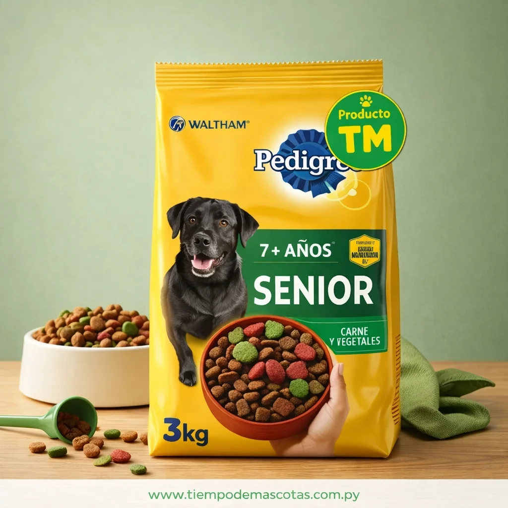 Pedigree Senior 7+años 3kg - Producto en Tiempo de Mascotas
