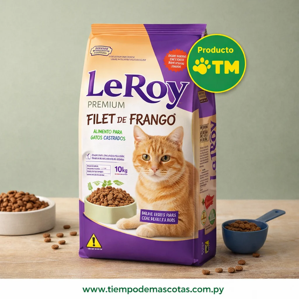 Leroy Gato Cast Pollo 10kg - Producto en Tiempo de Mascotas