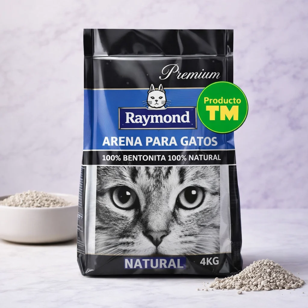 Arena Raymond 4kg - Producto en Tiempo de Mascotas