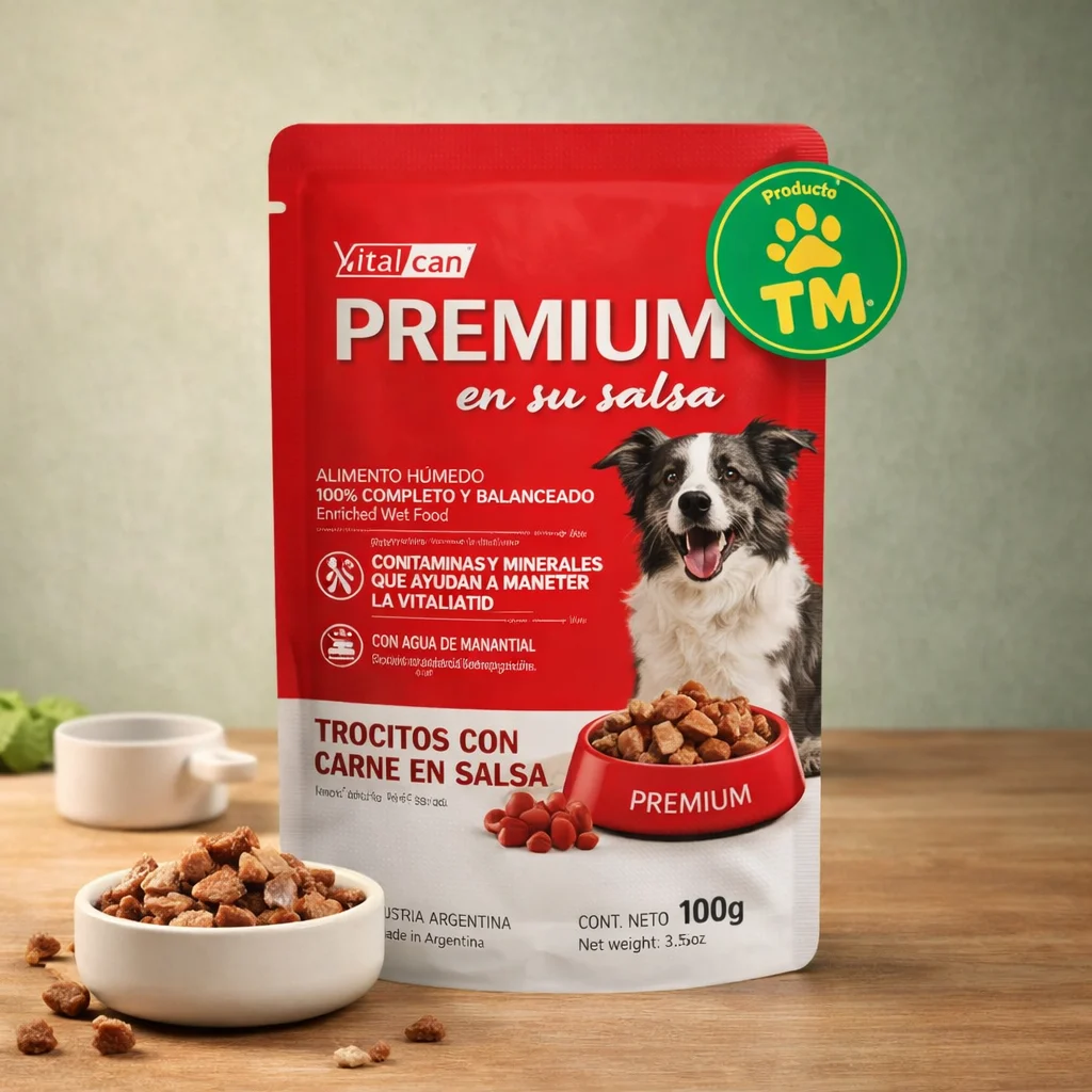 Vitalcan Premium Perro Sachet Carne 100g