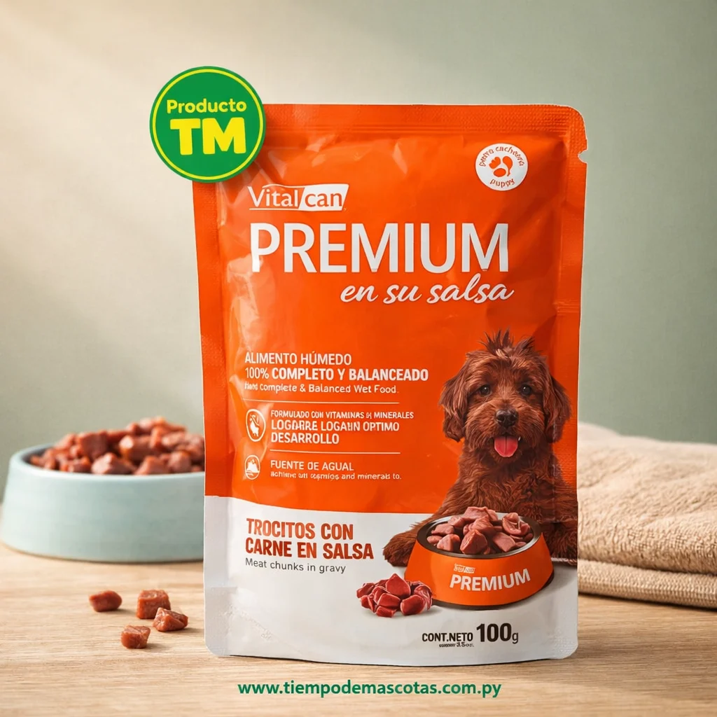 VITALCAN PREMIUM PERRO CACHORRO SACHET CARNE 100G - Caja de 11u