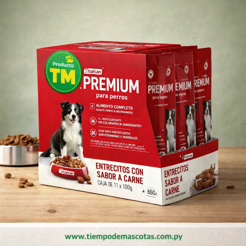 VITALCAN PREMIUM PERRO SACHET CARNE 100G - Caja de 11u