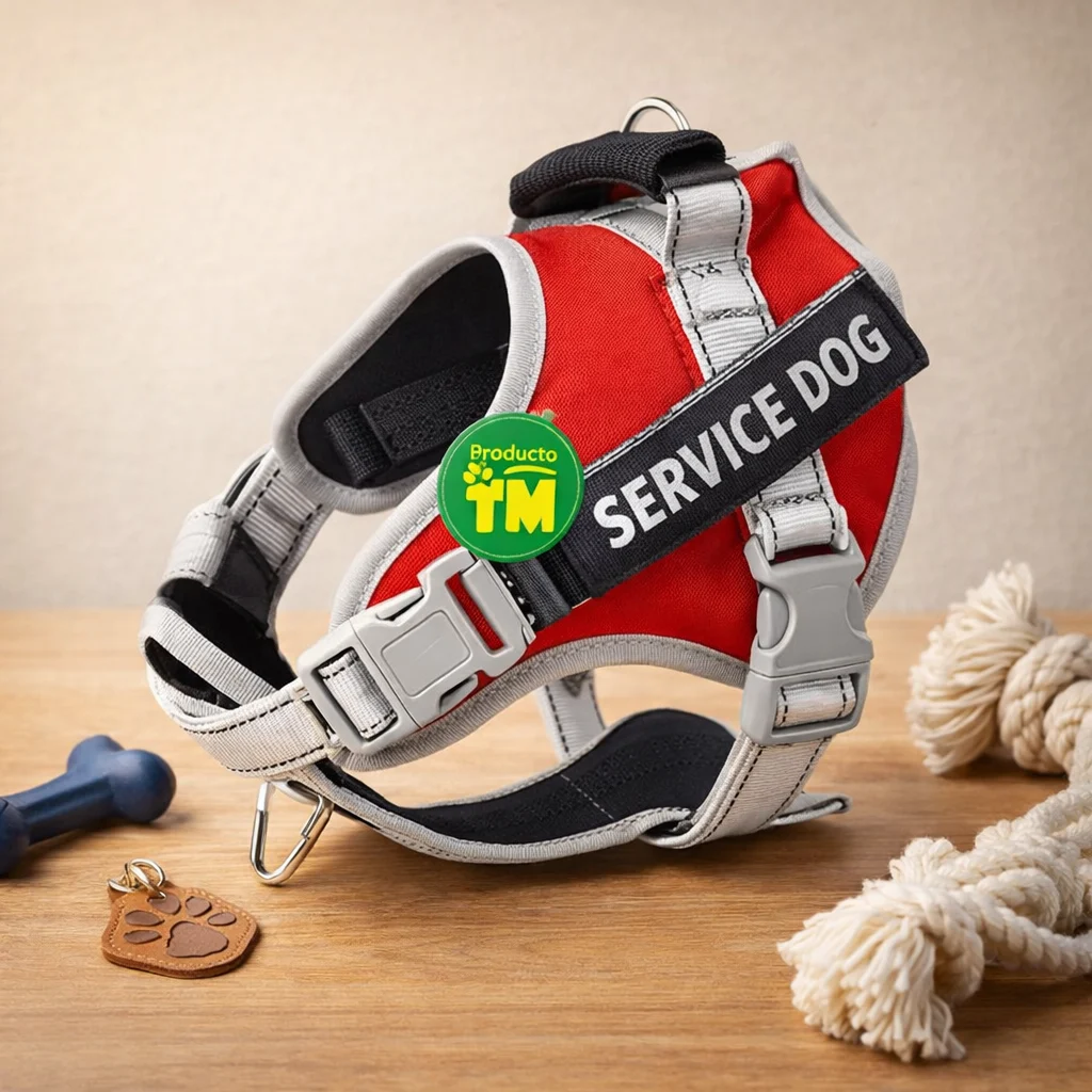 PECHERA SERVICE DOG XL ROJO