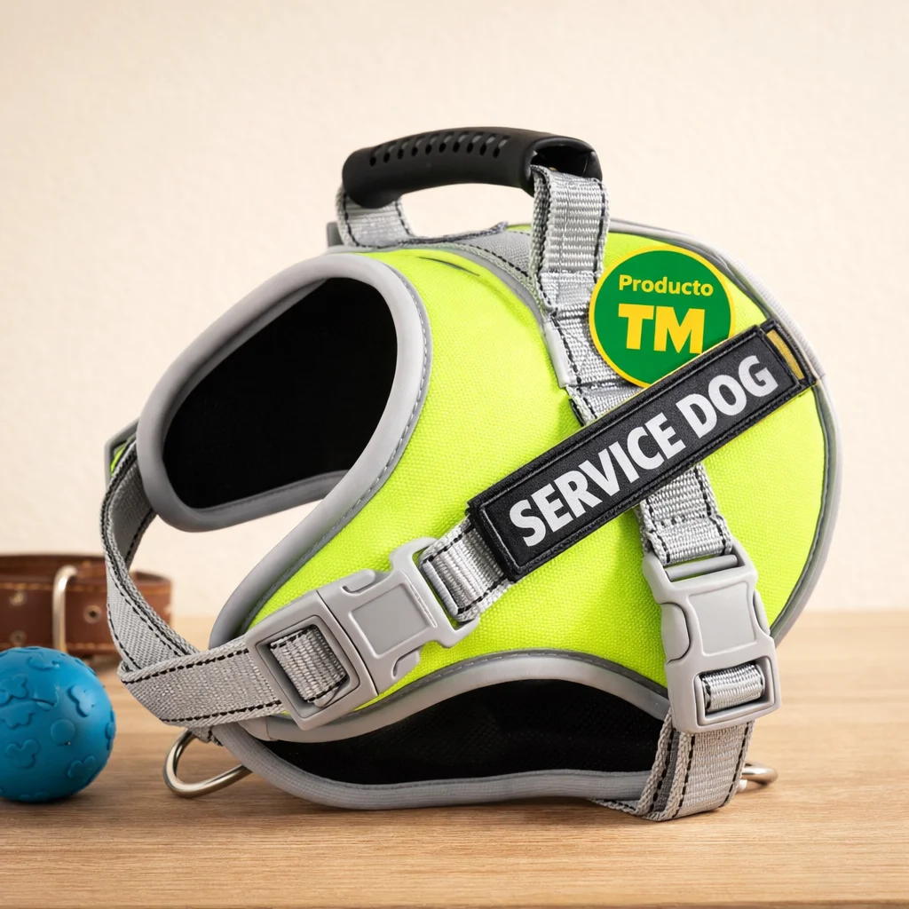 Pechera Service Dog XS Amarillo - Producto en Tiempo de Mascotas