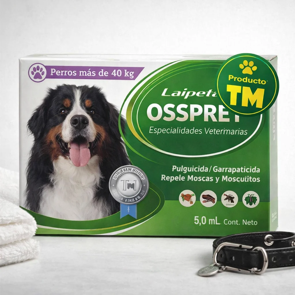 Osspret Pipeta Mas 40kg Verde - Producto en Tiempo de Mascotas