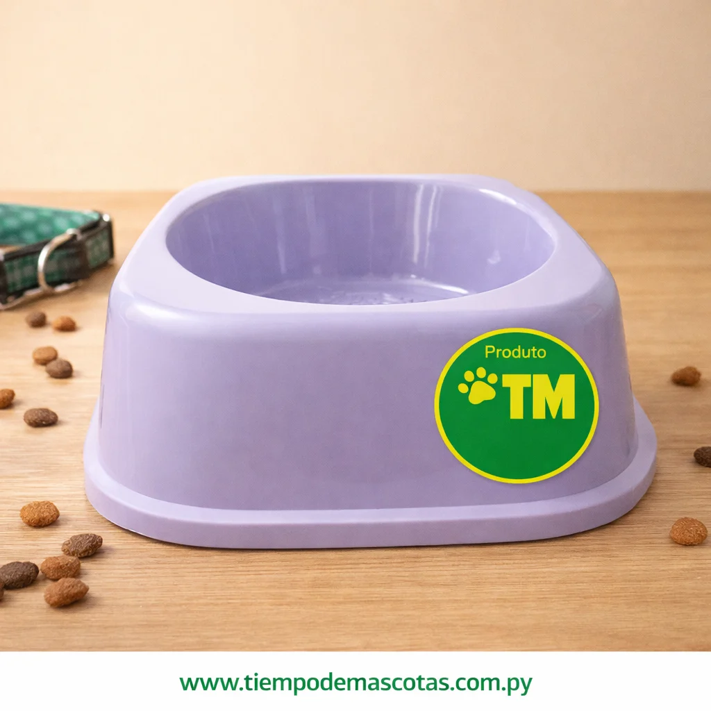COMEDERO CUADRADO ABT1083 G22*22*6CM LILA