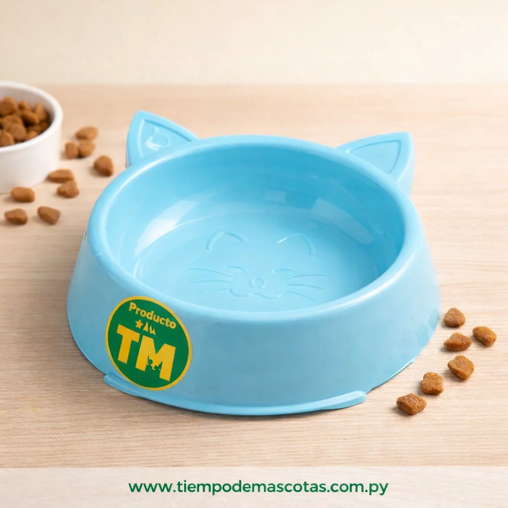 COMEDERO GATO ABT1228 14*14*3CM (VARIOS COLORES) - Producto en Tiempo de Mascotas