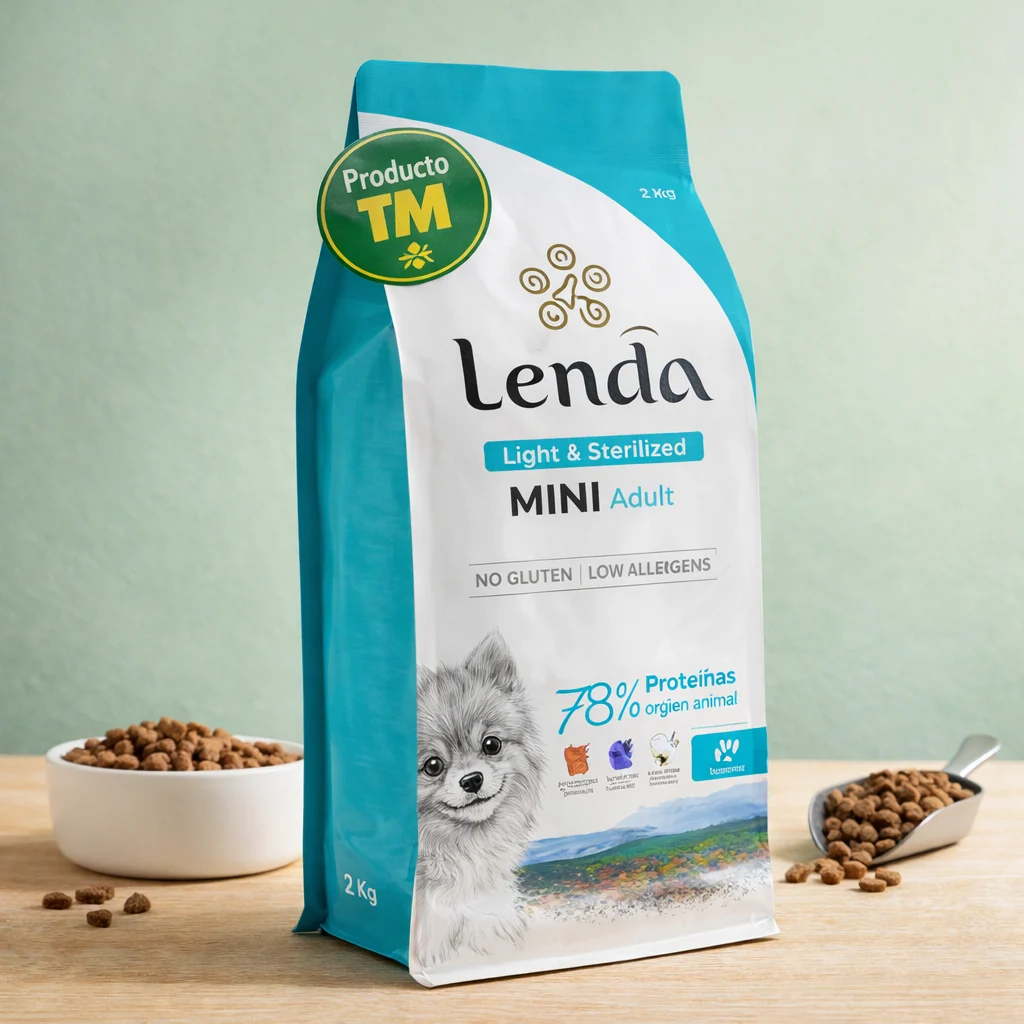 LENDA perro mini adulto light y sterilized 2kg