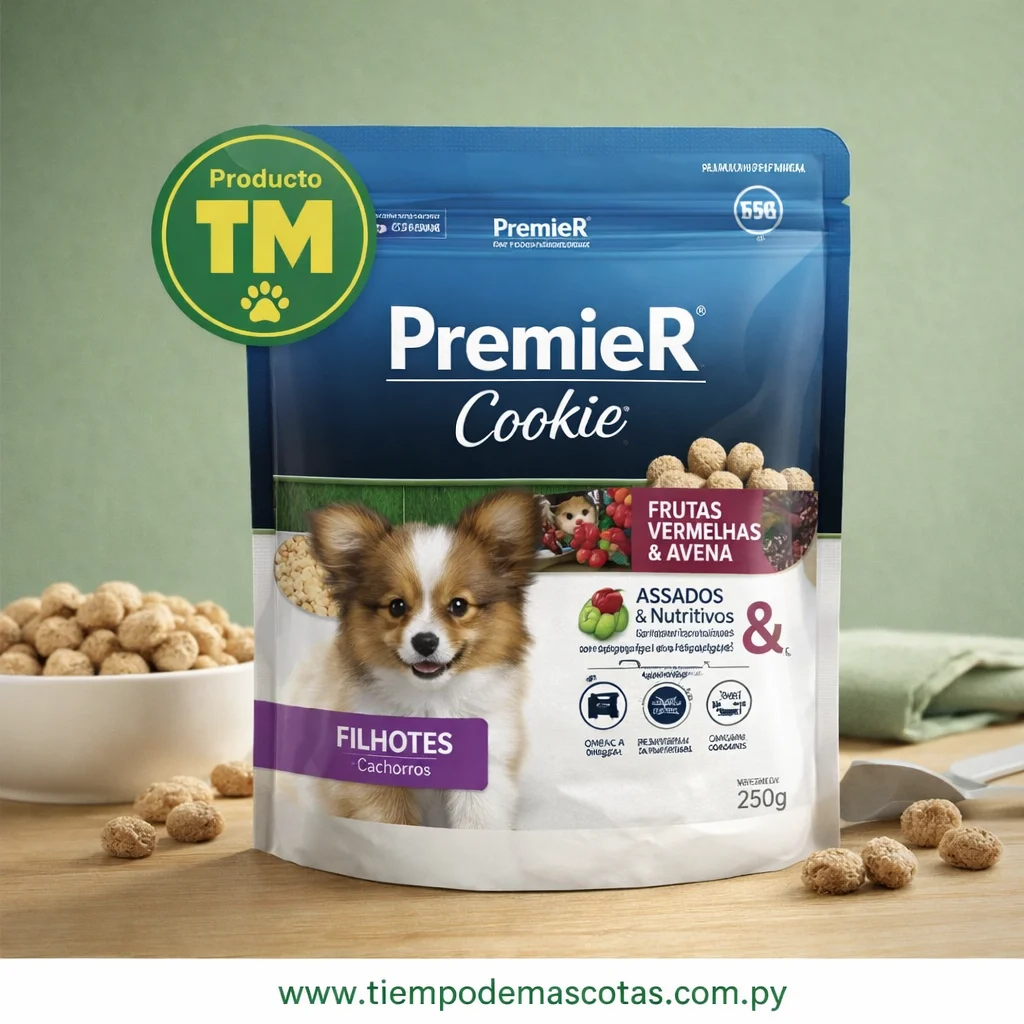 PREMIER PERRO COOKIE CACHORRO FRUTA ROJA AVENA 250G