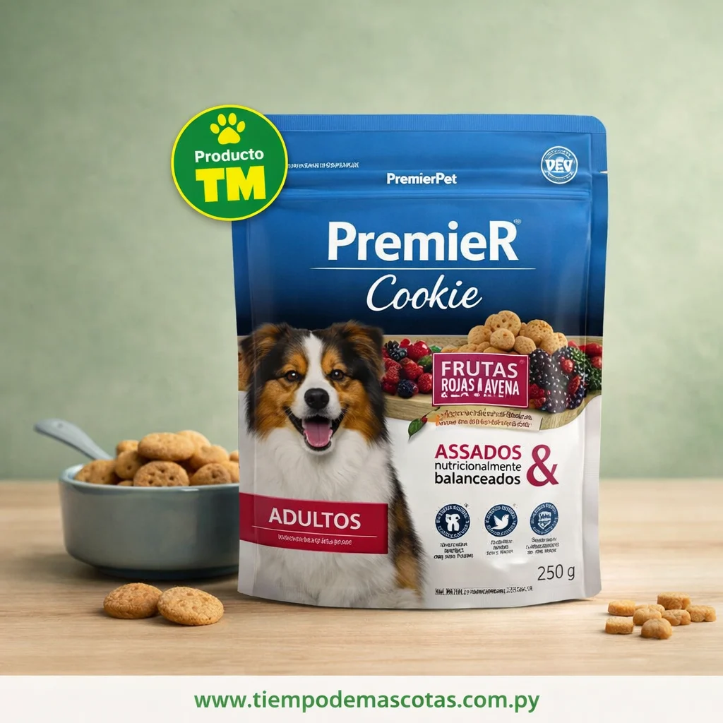 Premier Perro Cookie Adulto Fruta Roja Avena 250g - Producto en Tiempo de Mascotas