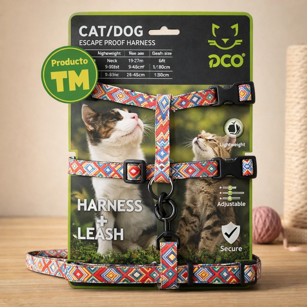 DOCO ARNES+TIRADOR GATO ROMBOS ETINICOS