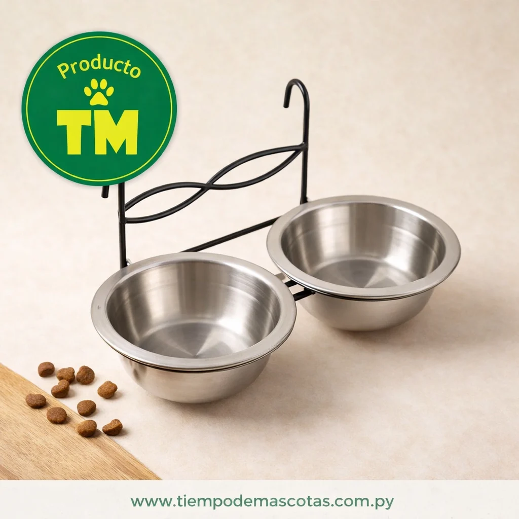 COMEDERO DOBLE COLGANTE PET BOWL M