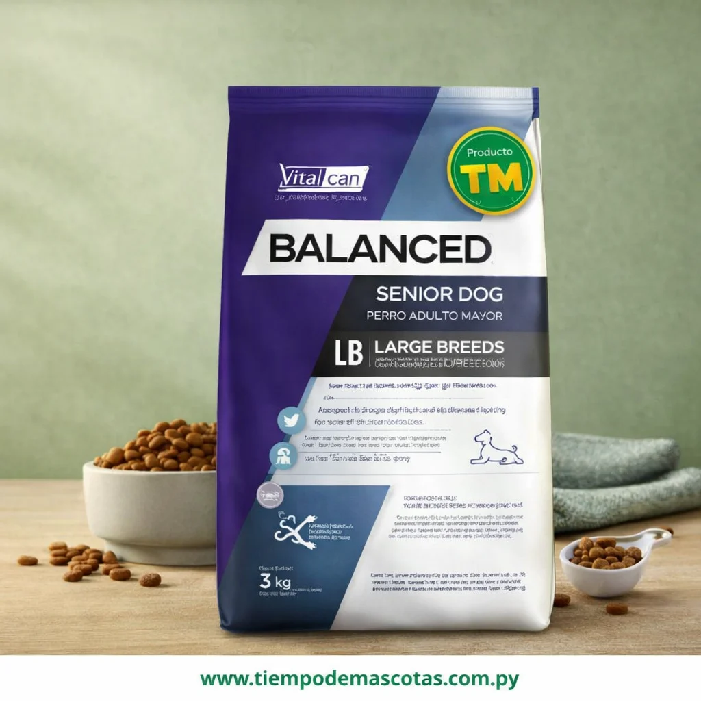 Vitalcan Balanced Perro Senior RG 3kg - Producto en Tiempo de Mascotas