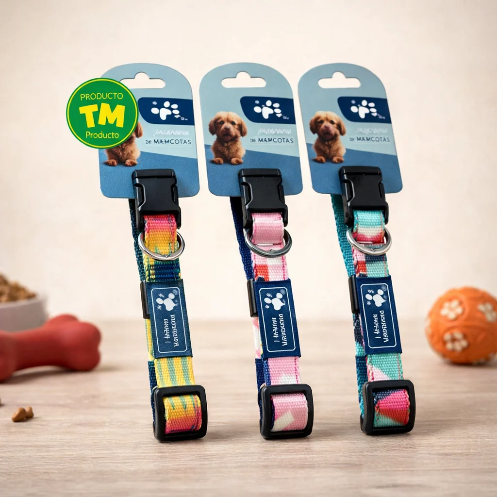 Collar Estampado Abt700 1.5*25/40cm TP - Producto en Tiempo de Mascotas